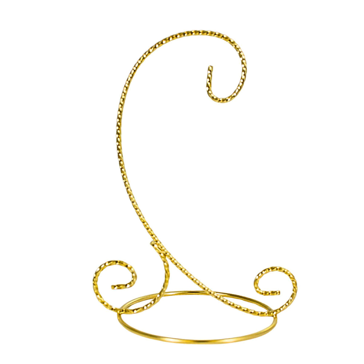 Twisted Gold-Toned Ornament Stand 7.00 Inch 64792