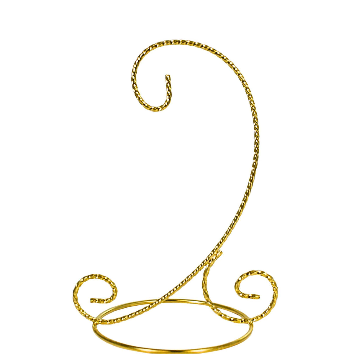 Bards Brand Twisted Gold-Toned Ornament Stand 7.00 Inch - - SBKGifts.com