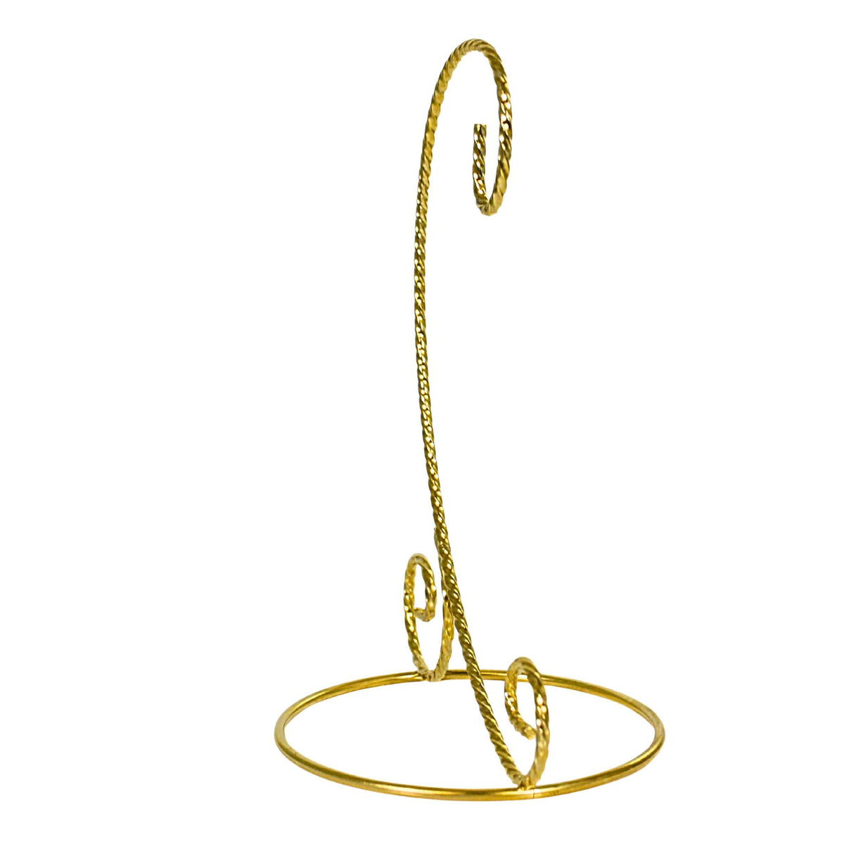Bards Brand Twisted Gold-Toned Ornament Stand 7.00 Inch - - SBKGifts.com