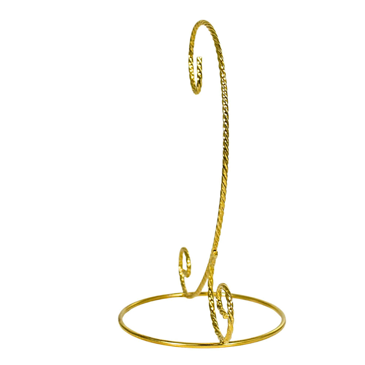 Bards Brand Twisted Gold-Toned Ornament Stand 7.00 Inch - - SBKGifts.com