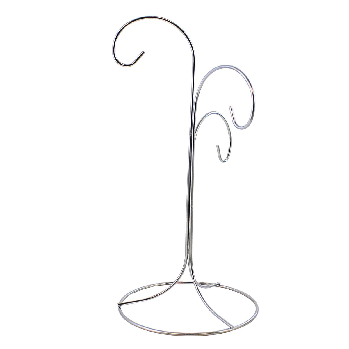 Bards Brand 3 Tiered Silver- Toned Ornament Stand - - SBKGifts.com