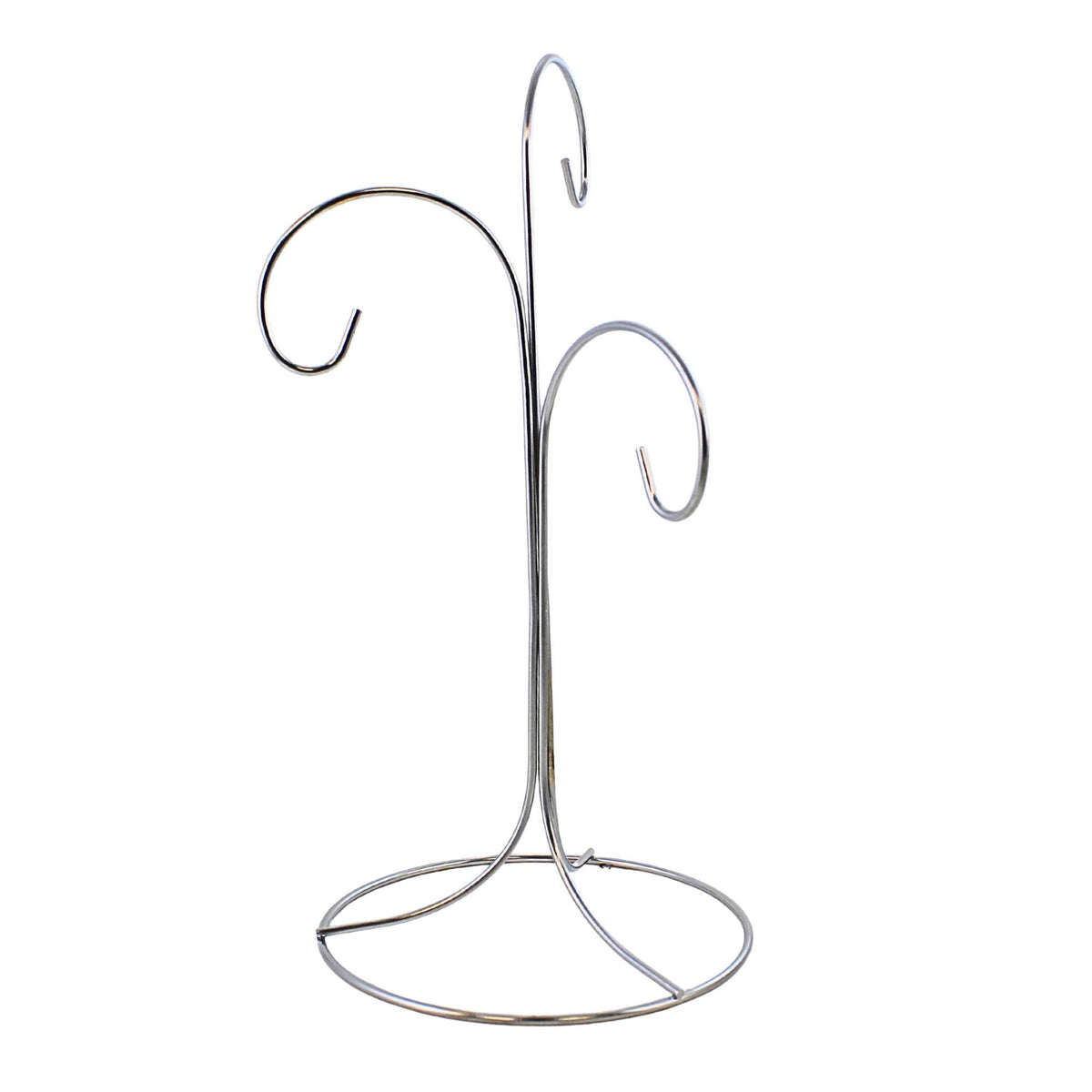 Bards Brand 3 Tiered Silver- Toned Ornament Stand - - SBKGifts.com
