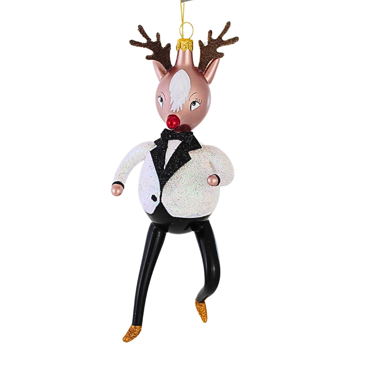 De Carlini Italian Ornaments Rudolpho & Reinetta Noelle - - SBKGifts.com