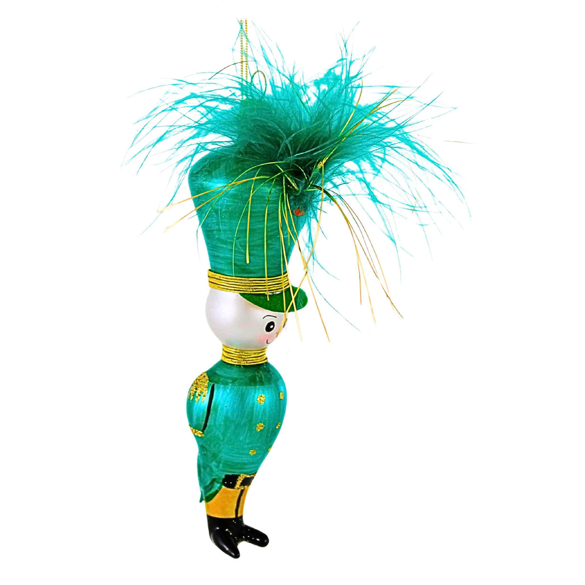 De Carlini Italian Ornaments Toy Soldier Green - - SBKGifts.com