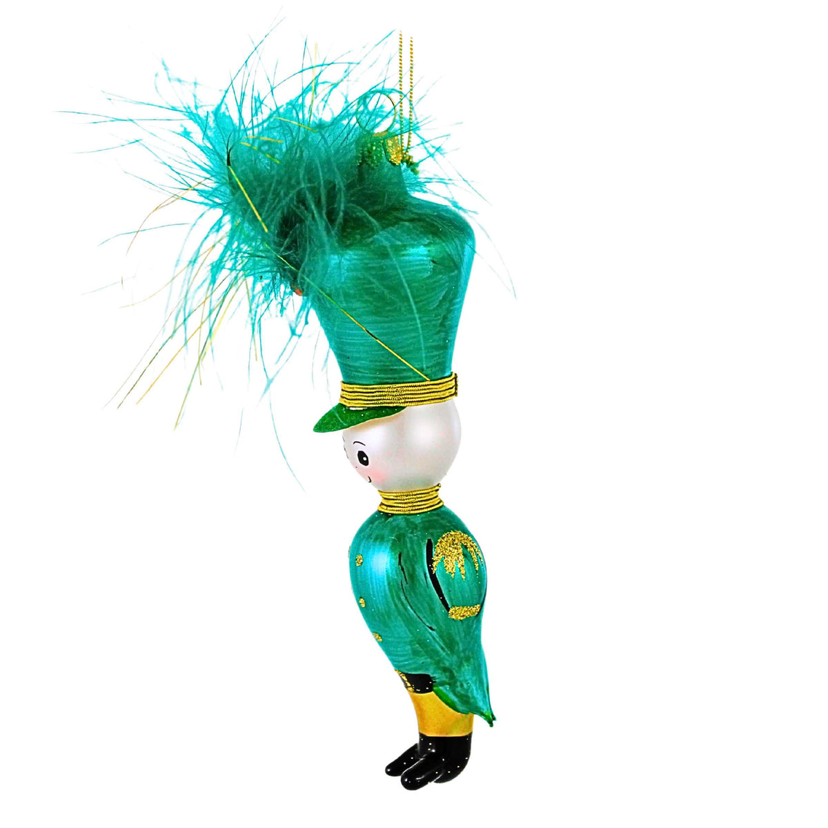 De Carlini Italian Ornaments Toy Soldier Green - - SBKGifts.com