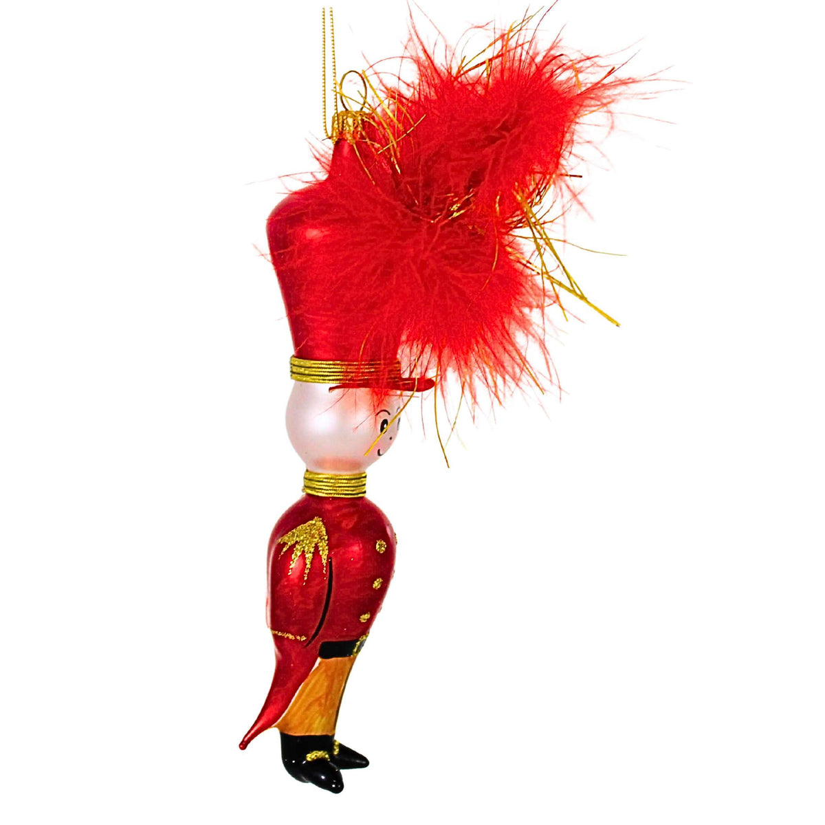 De Carlini Italian Ornaments Toy Soldier Red - - SBKGifts.com