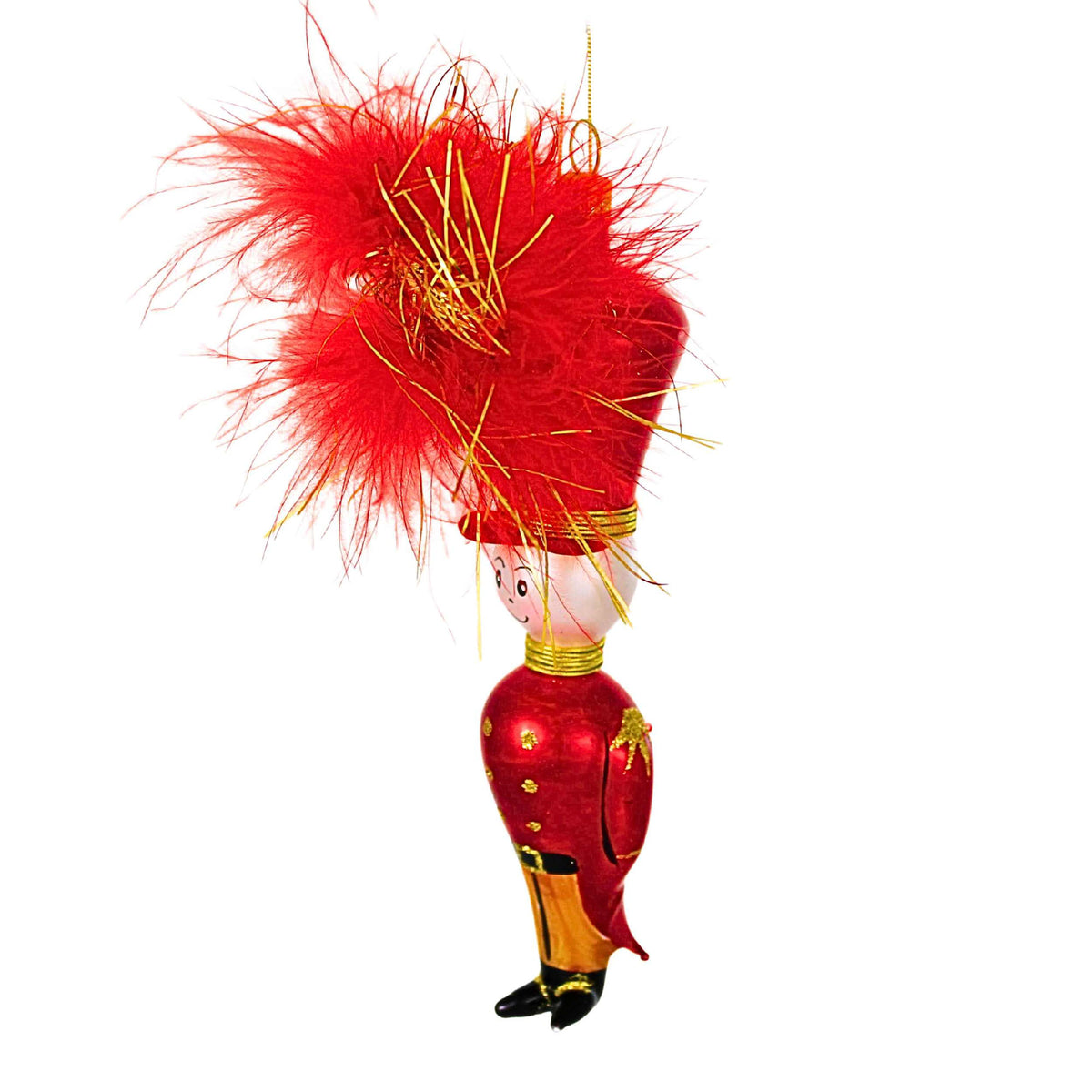 De Carlini Italian Ornaments Toy Soldier Red - - SBKGifts.com