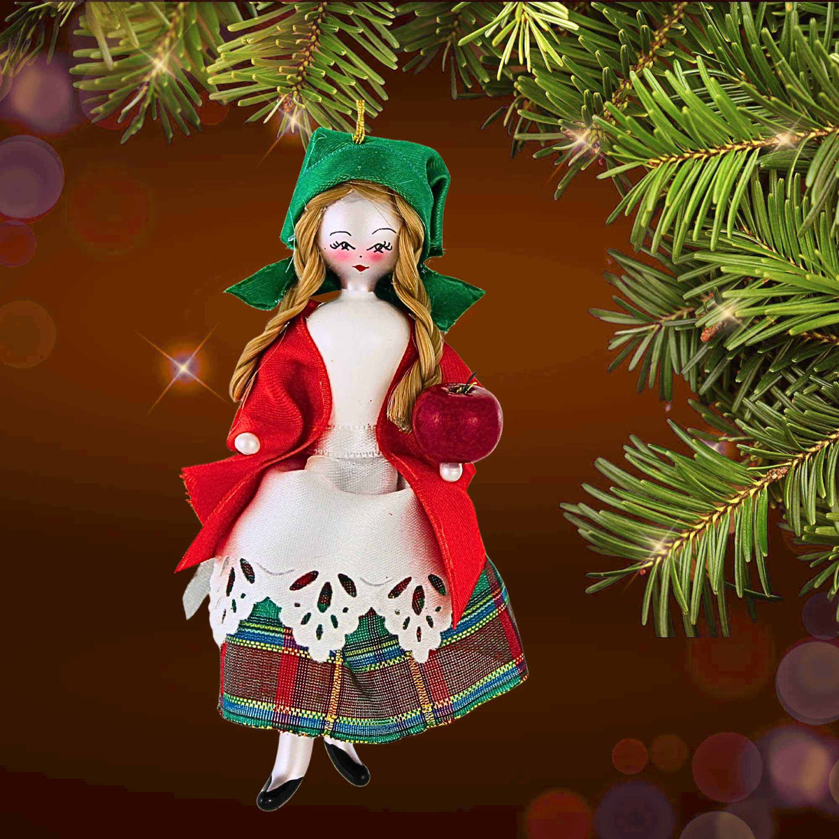 De Carlini Italian Ornaments Gretel Girl - - SBKGifts.com