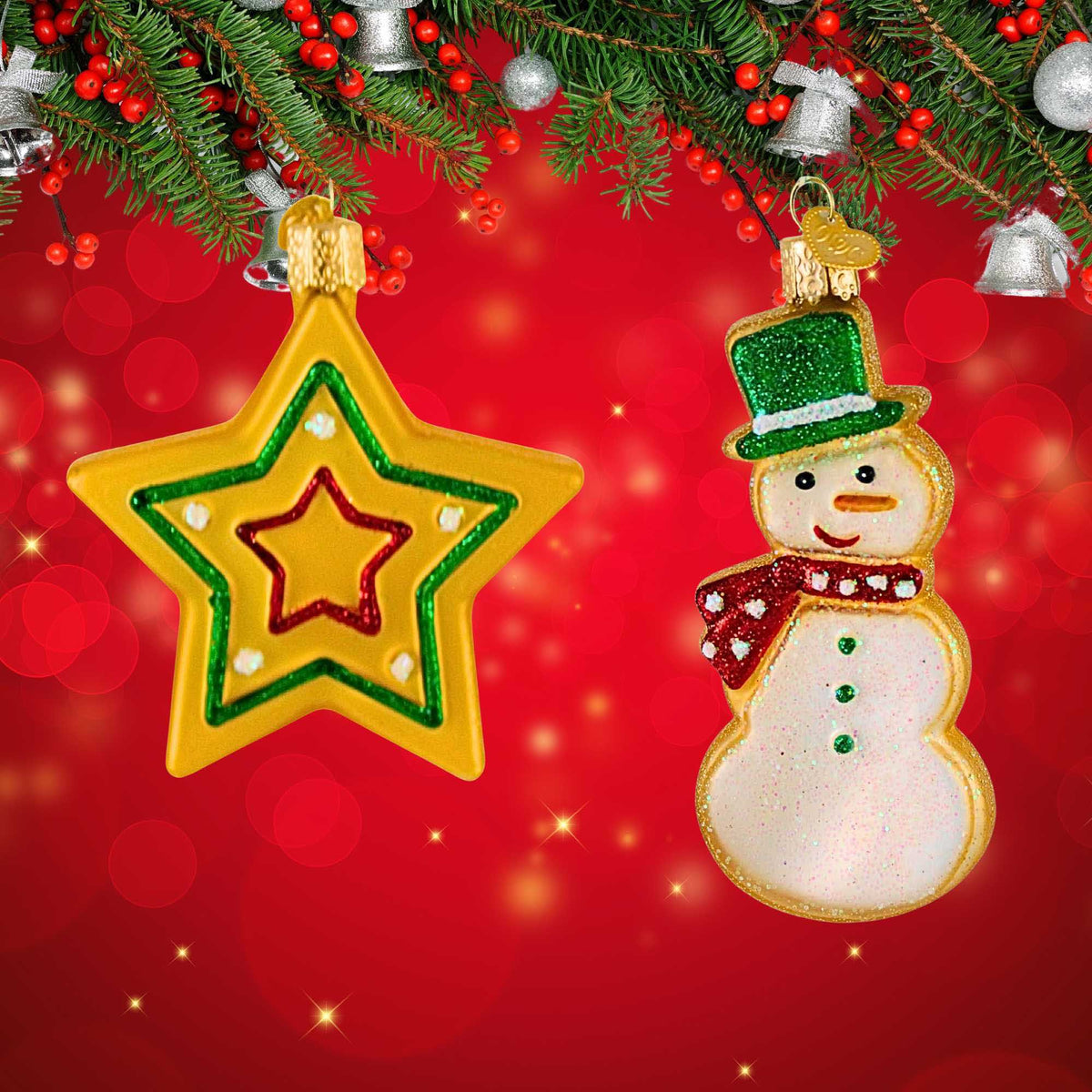 Old World Christmas 2 Piece Sugar Cookie Set - - SBKGifts.com