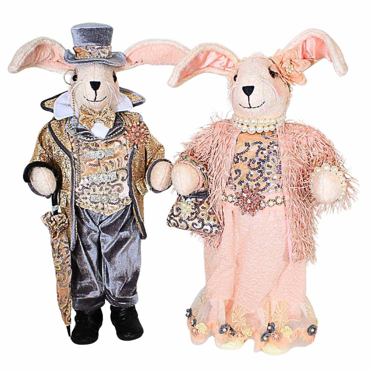 64821 Fred And Ginger Bunny S/2 SP047*SP048