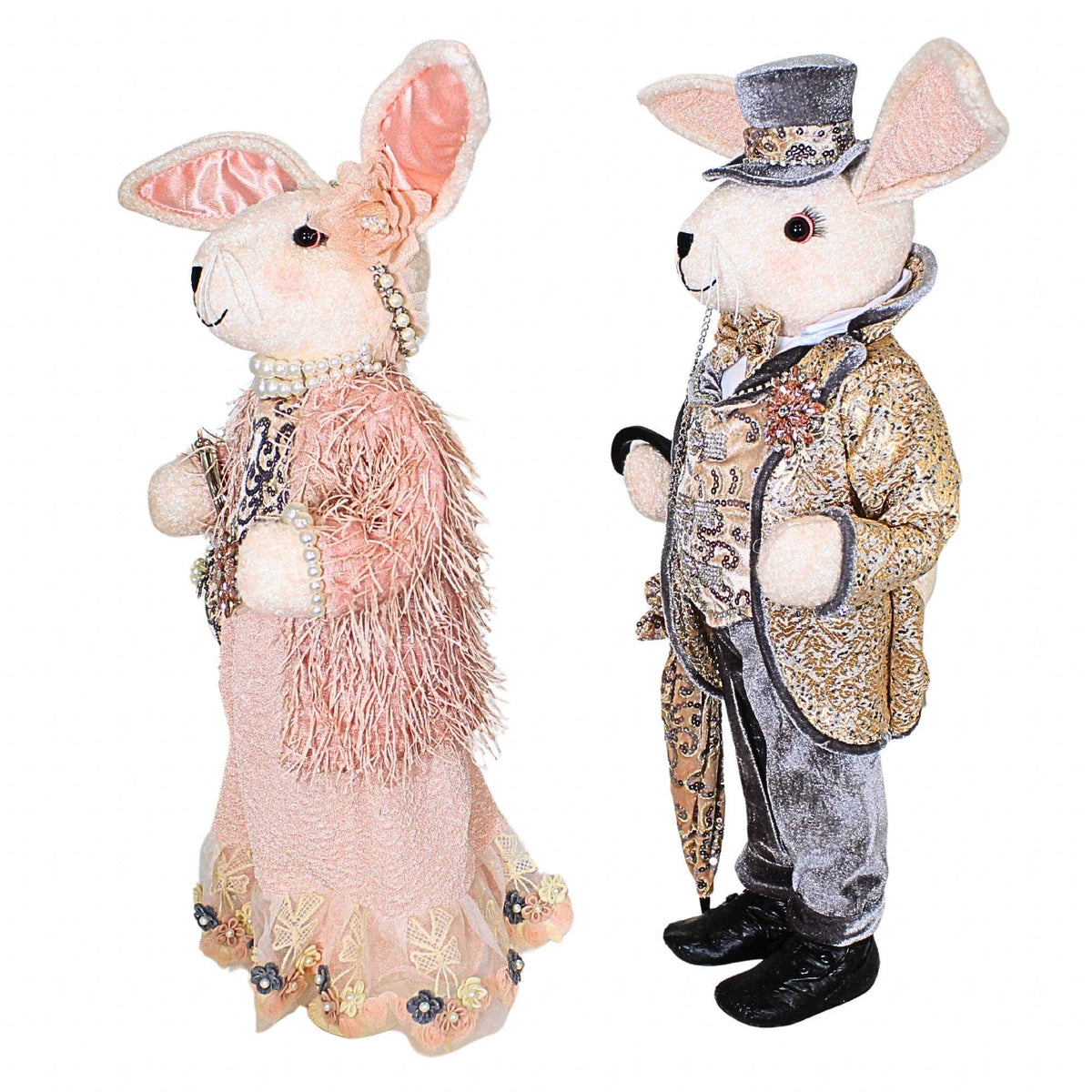 Karen Didion Fred And Ginger Bunny S/2 - - SBKGifts.com