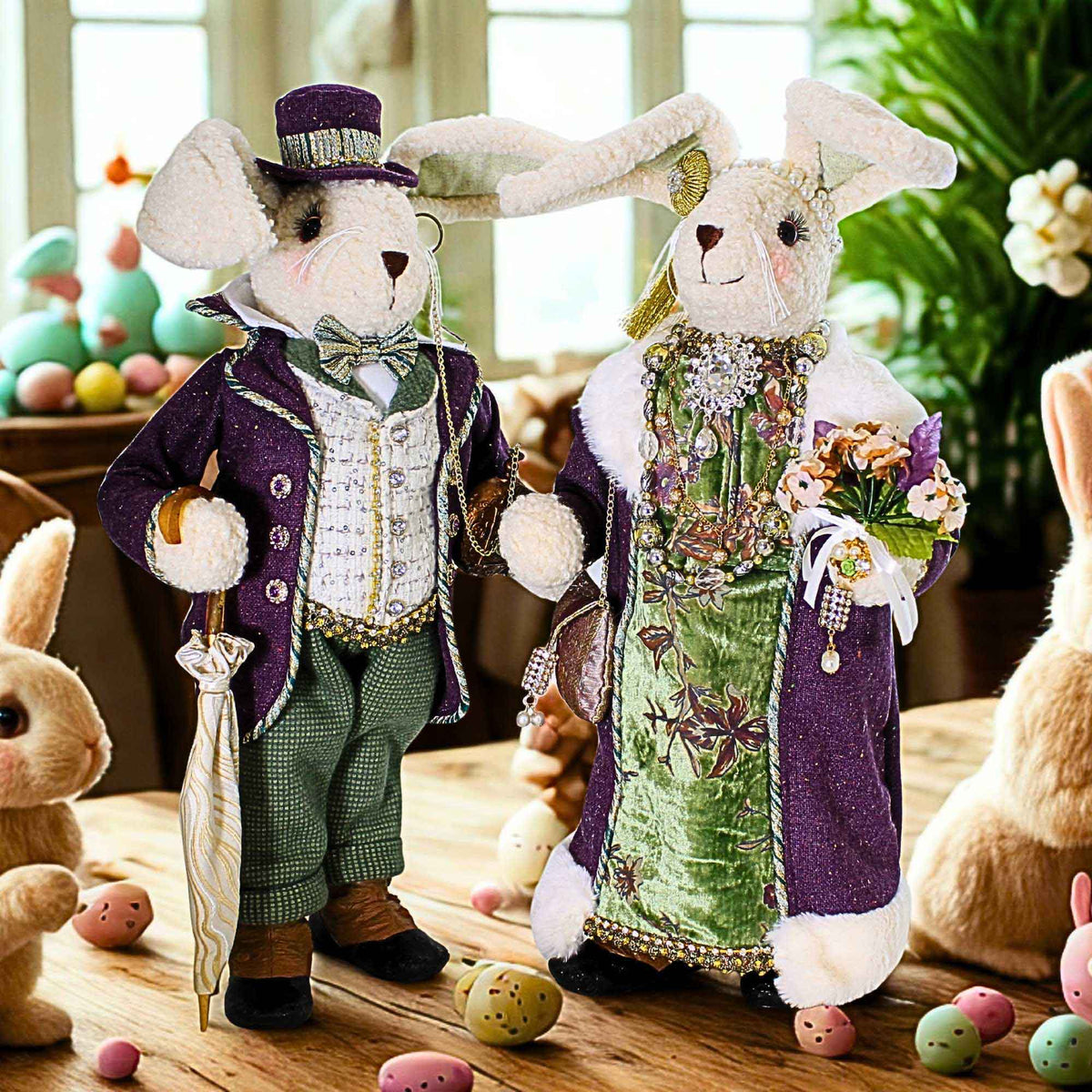 Karen Didion Emerson And Violet Bunny - - SBKGifts.com