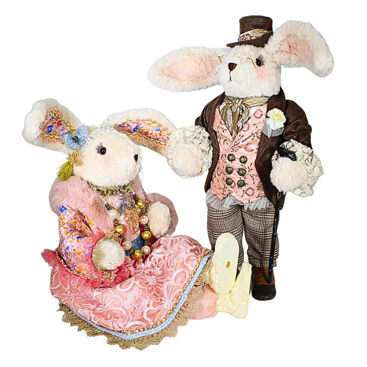 64823 Pascale And Sophia Bunny S/2 SP064*SP073