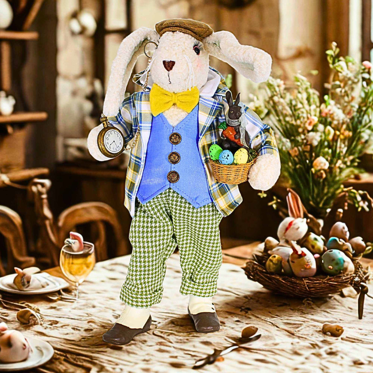 Karen Didion Gentleman Bunny - - SBKGifts.com