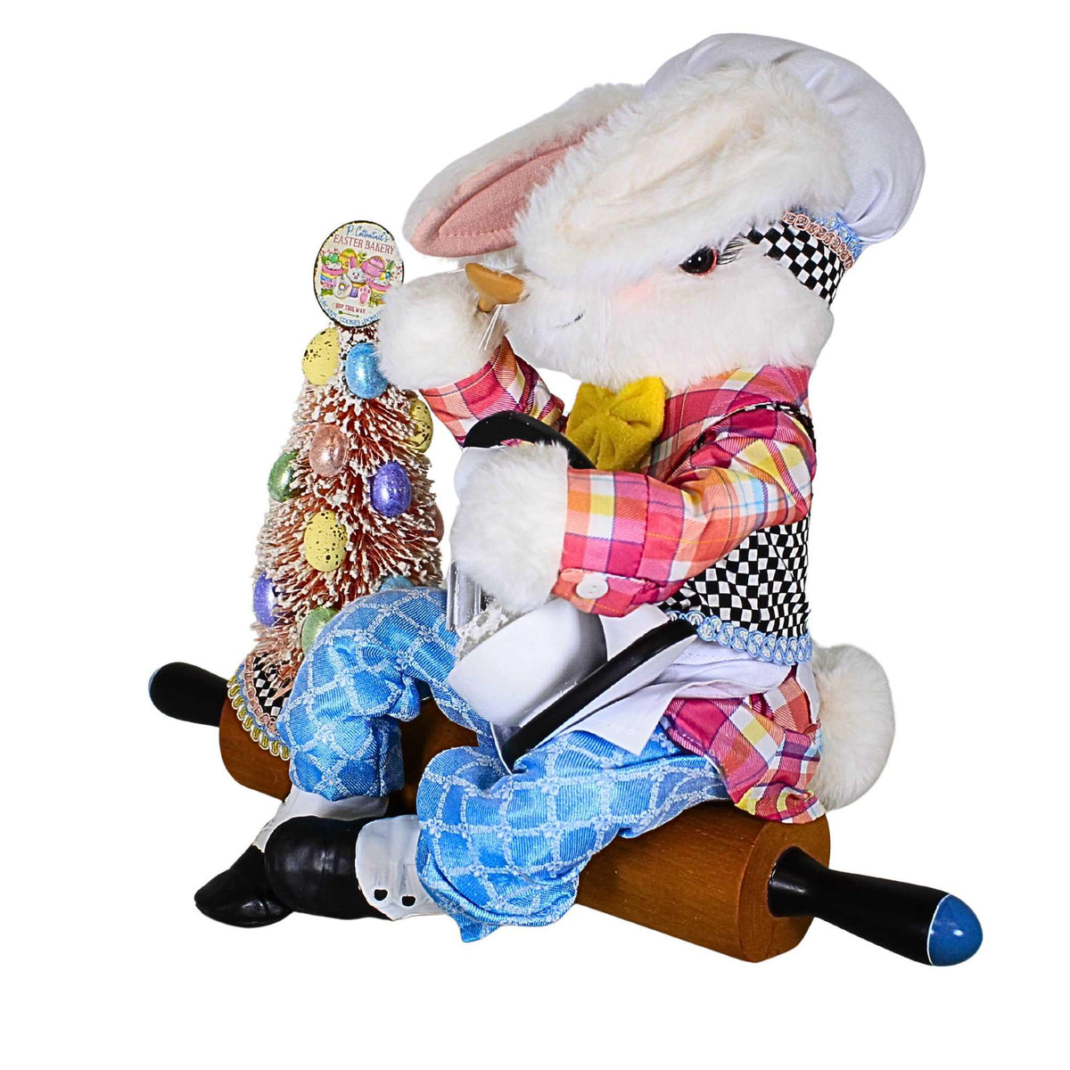 Karen Didion Kitchen Bunny On Rolling Pin - - SBKGifts.com