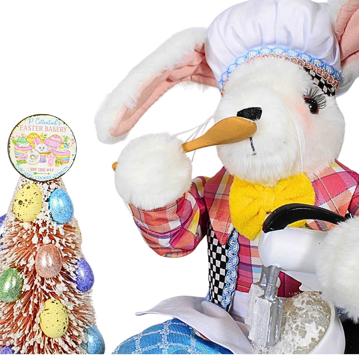 Karen Didion Kitchen Bunny On Rolling Pin - - SBKGifts.com