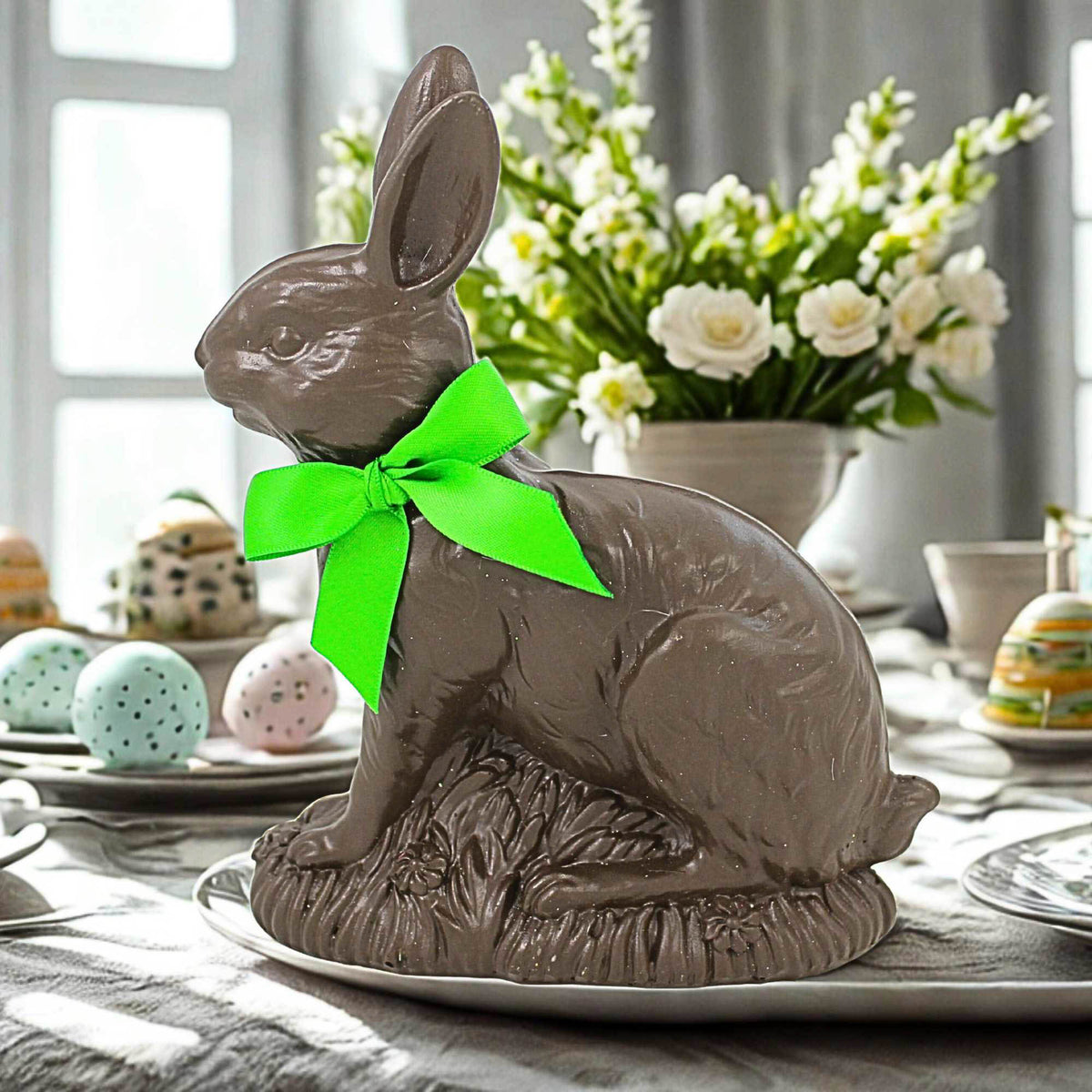 Raz Imports Small Chocolate Bunny - - SBKGifts.com