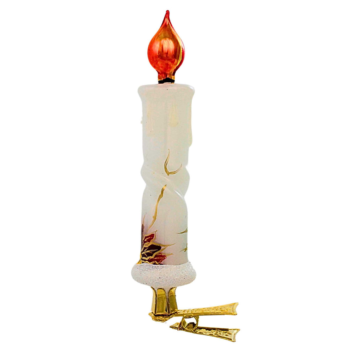 Blubom Poinsettia Glow Candle - - SBKGifts.com
