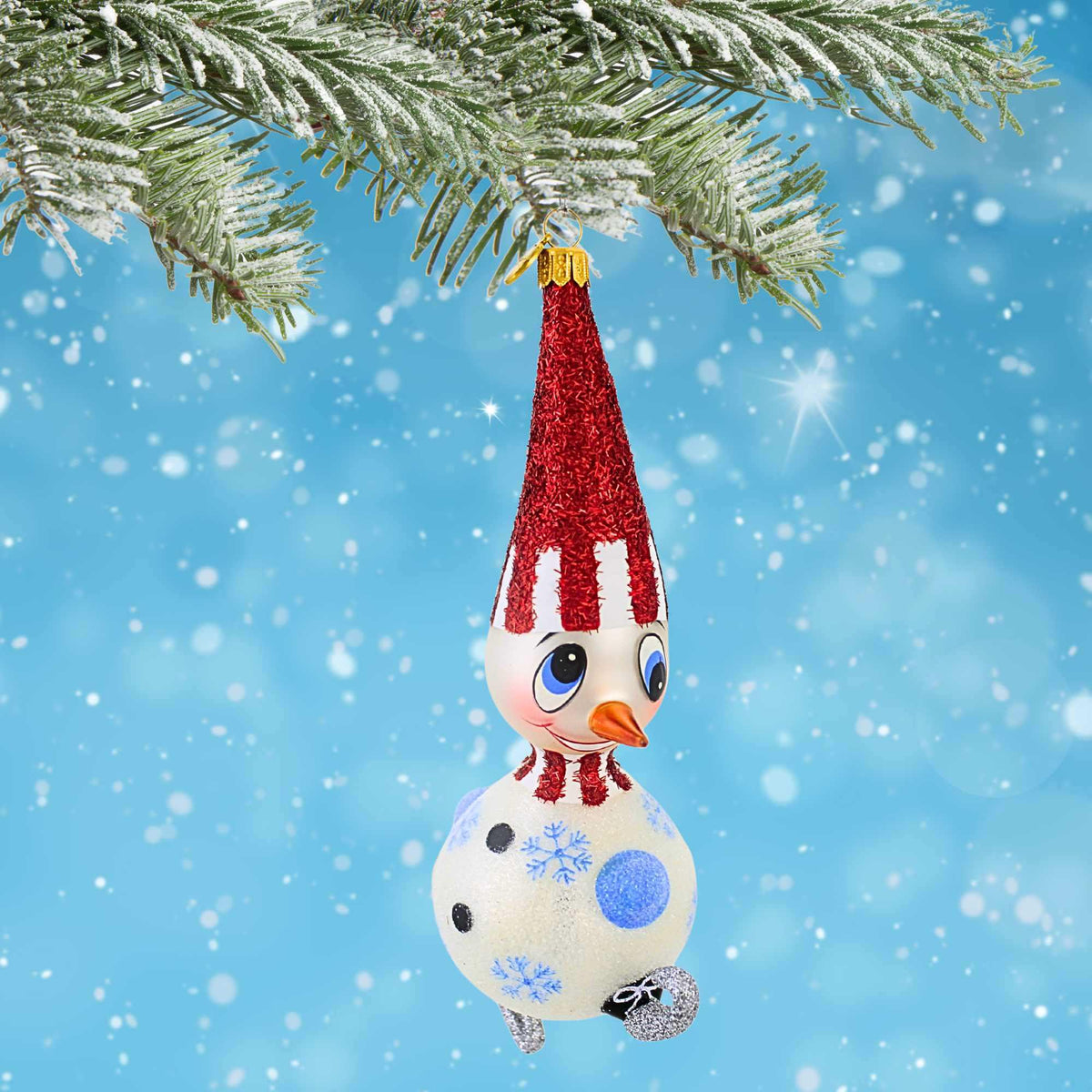 Blubom Skippy The Skating Snowman - - SBKGifts.com