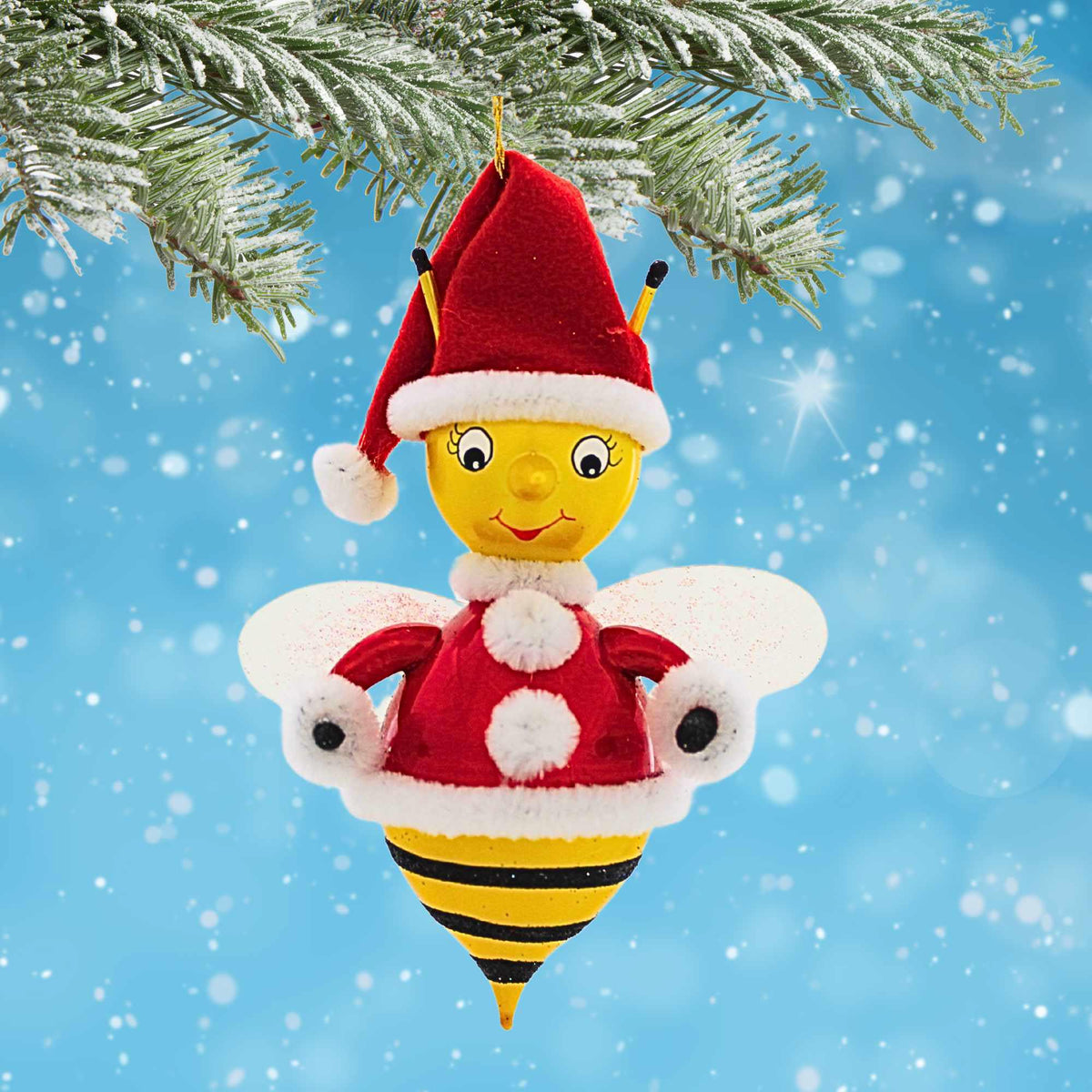 De Carlini Italian Ornaments Kris Kringbee - - SBKGifts.com