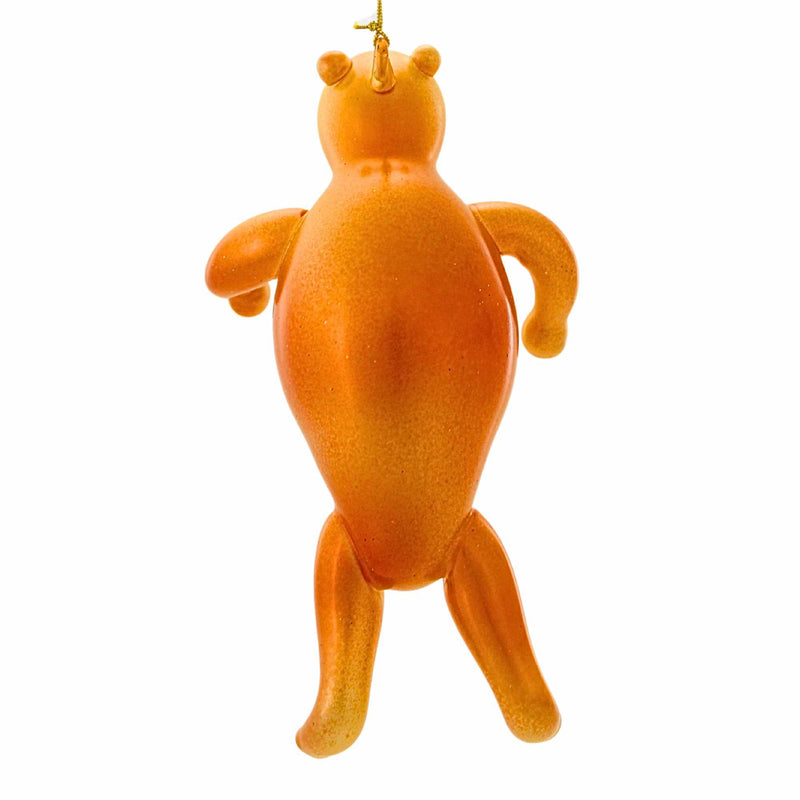 De Carlini Italian Ornaments Balthazar The Dancing Bear - - SBKGifts.com