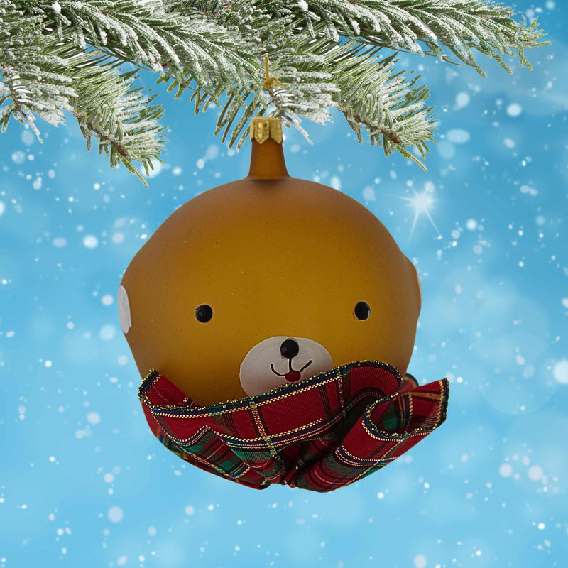 De Carlini Italian Ornaments Beary Noel - - SBKGifts.com