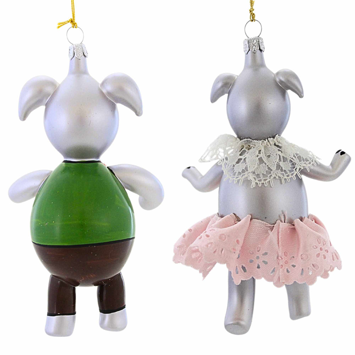 De Carlini Italian Ornaments The Trunkletoe's - - SBKGifts.com