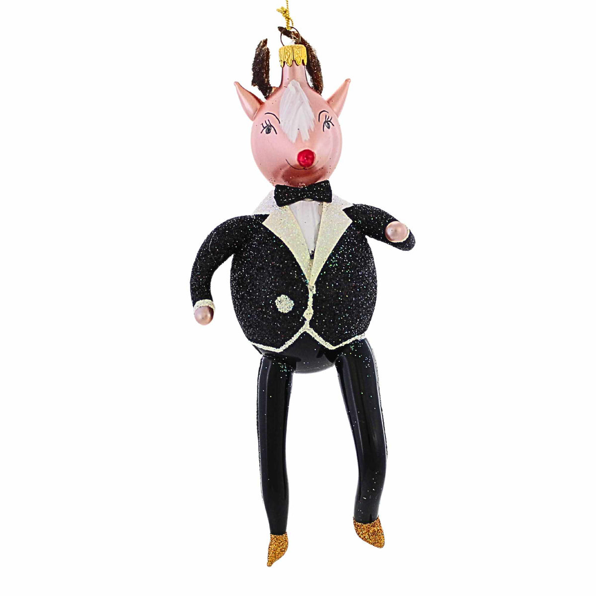 De Carlini Italian Ornaments Rudolpho & Reinetta Noelle - - SBKGifts.com