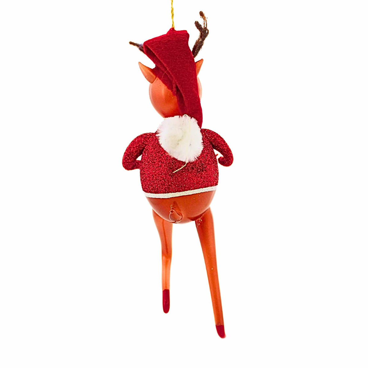 De Carlini Italian Ornaments High Kicking Ruby Rockethoof - - SBKGifts.com