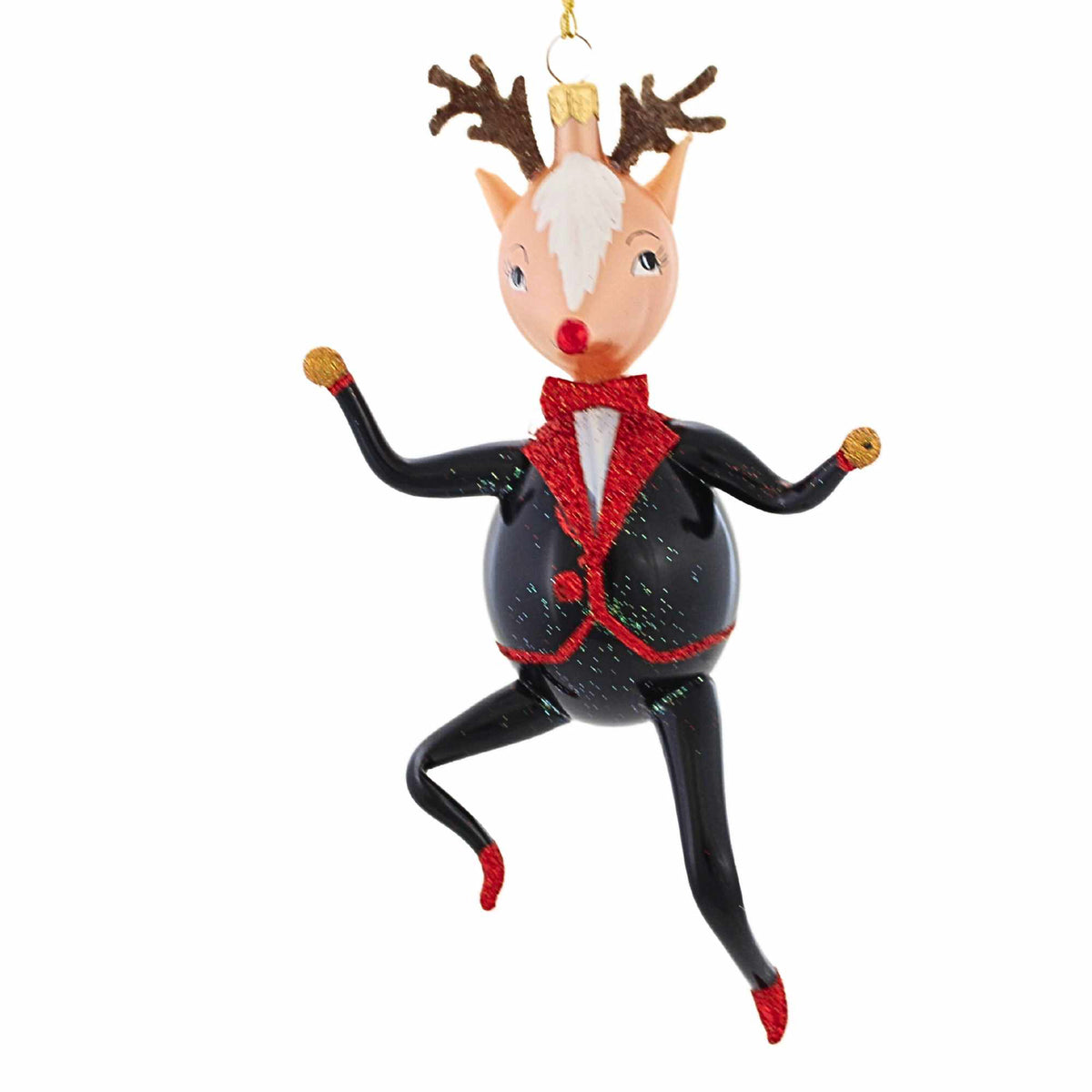 De Carlini Italian Ornaments Rudolpho & Reinetta Noelle - - SBKGifts.com