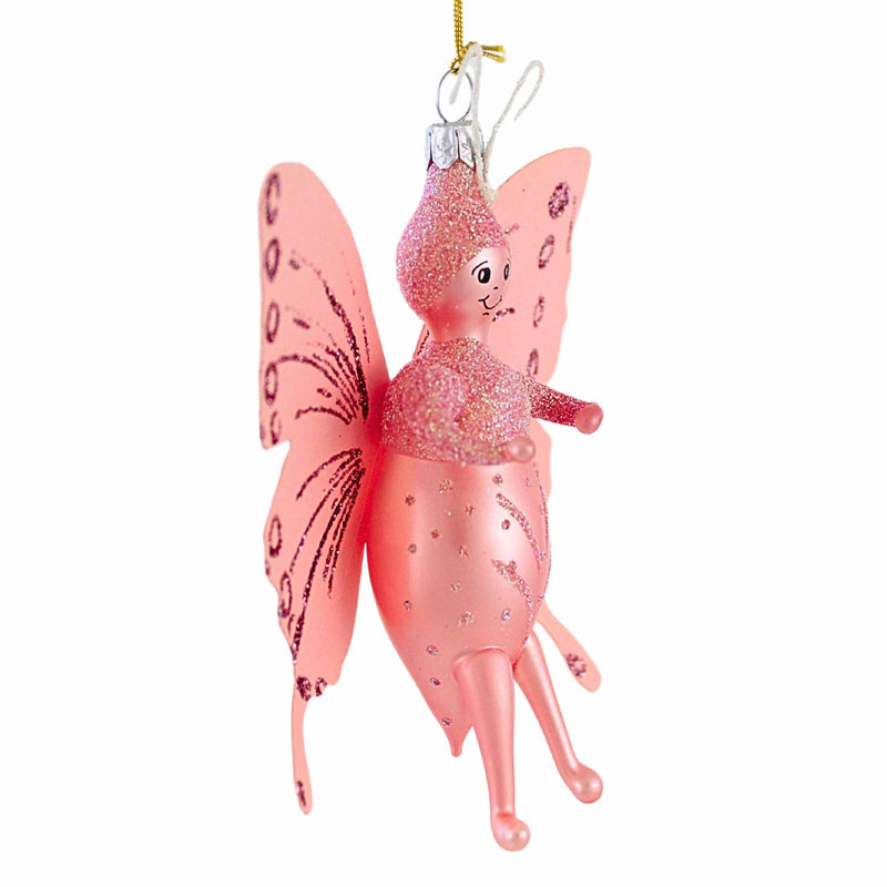De Carlini Italian Ornaments Lumibug Pink - - SBKGifts.com