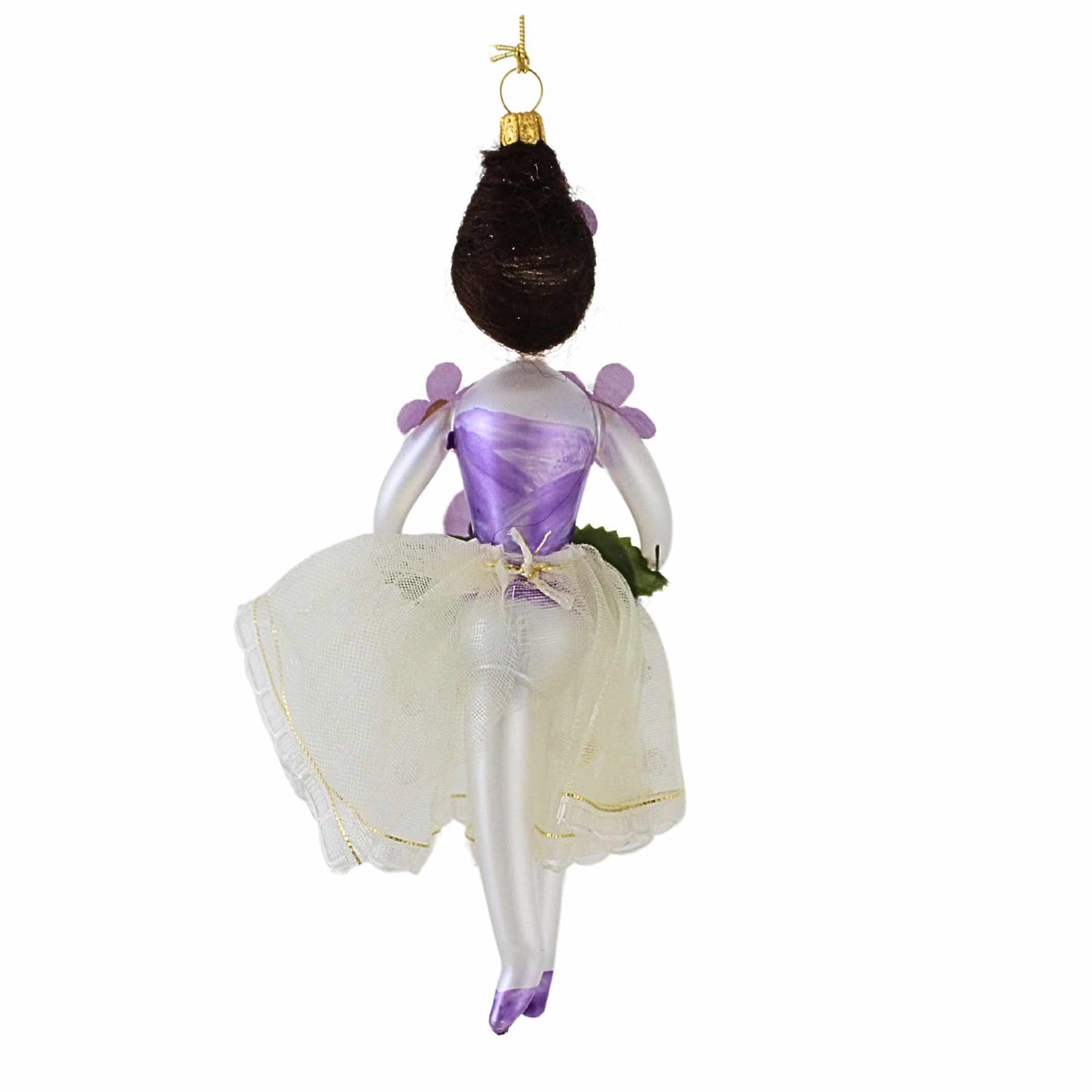 De Carlini Italian Ornaments Pansy Plinkette - - SBKGifts.com