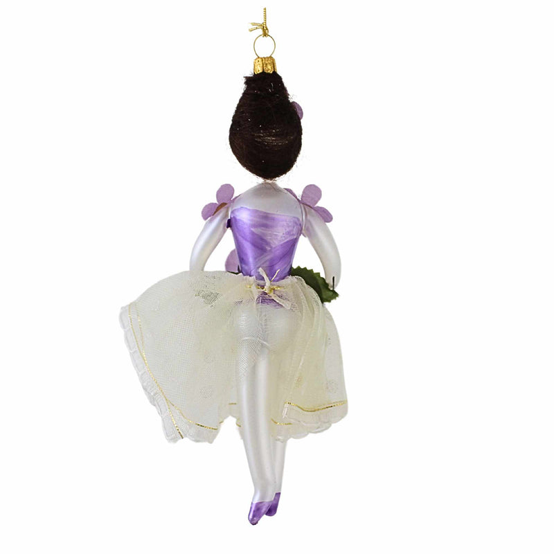 De Carlini Italian Ornaments Pansy Plinkette - - SBKGifts.com