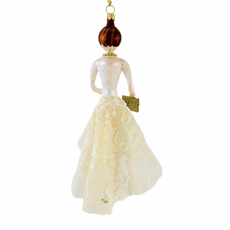De Carlini Italian Ornaments Lace & Grace - - SBKGifts.com