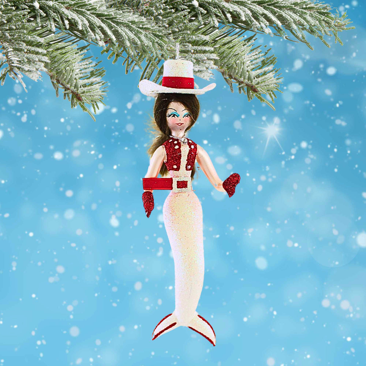 De Carlini Italian Ornaments Siren Stampede - - SBKGifts.com