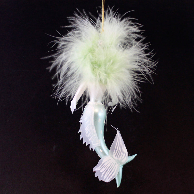 De Carlini Italian Ornaments Manna Seafoam - - SBKGifts.com