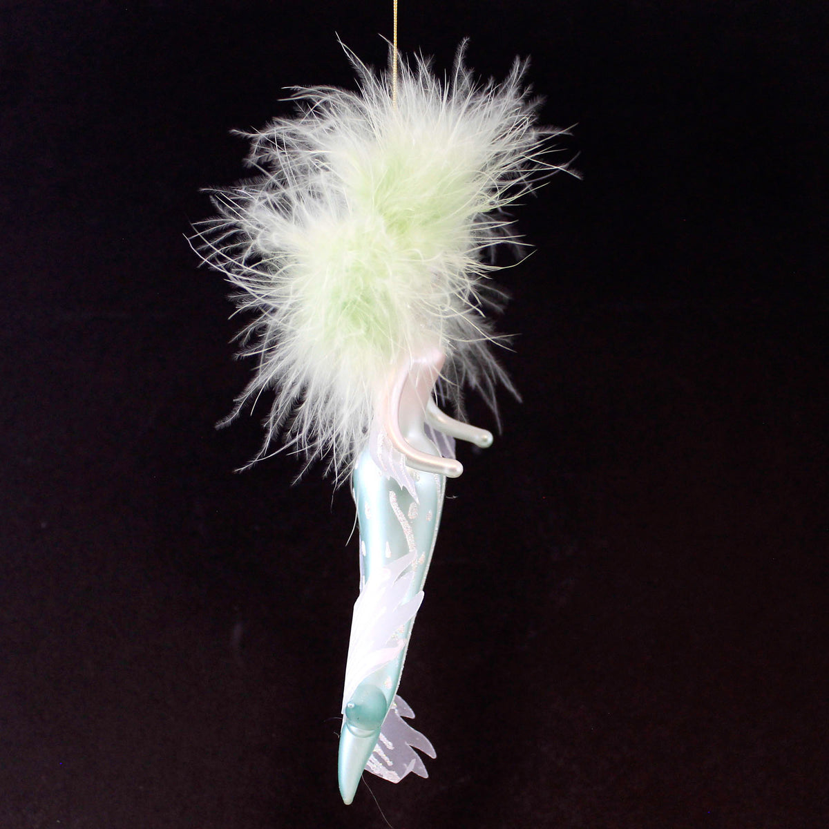 De Carlini Italian Ornaments Manna Seafoam - - SBKGifts.com