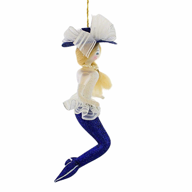 De Carlini Italian Ornaments Blythe Bluefin - - SBKGifts.com