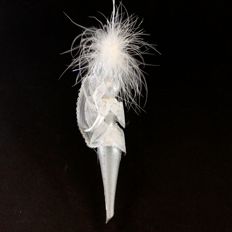 De Carlini Italian Ornaments Bianca Silvermist - - SBKGifts.com
