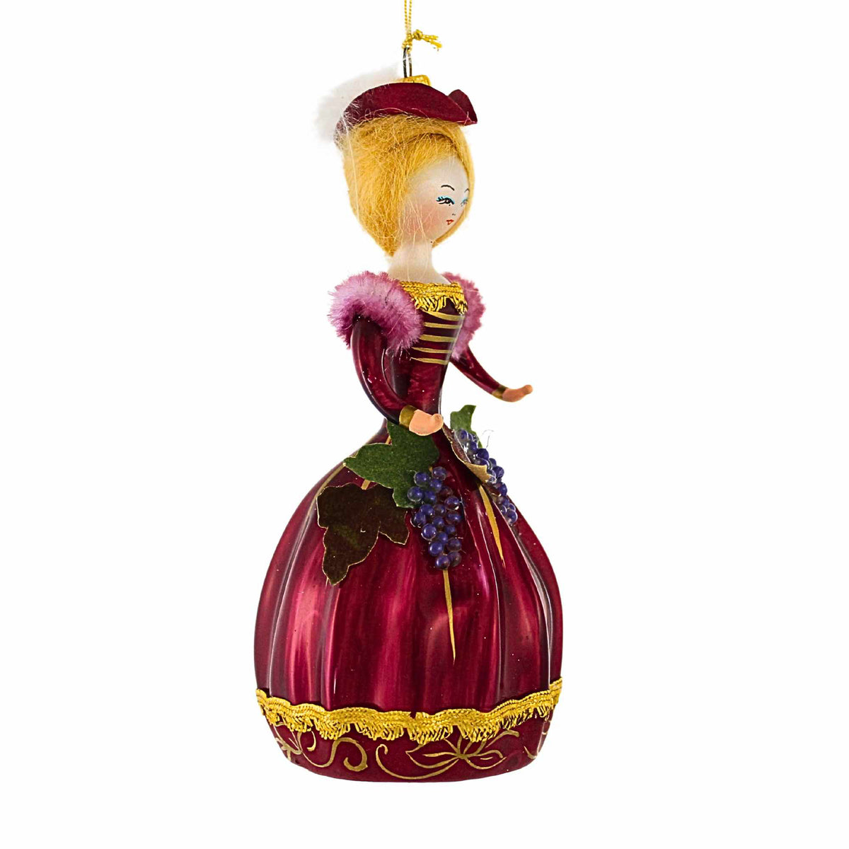 De Carlini Italian Ornaments Lady Cabernet Sauvignon - - SBKGifts.com
