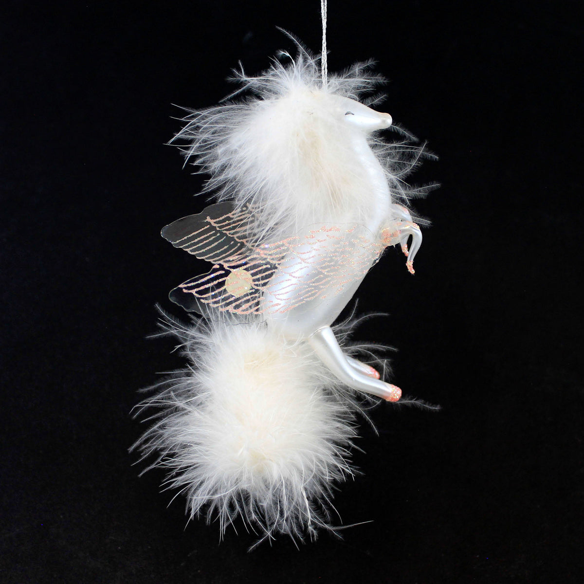 De Carlini Italian Ornaments Winkabelle The Winged Horse - - SBKGifts.com