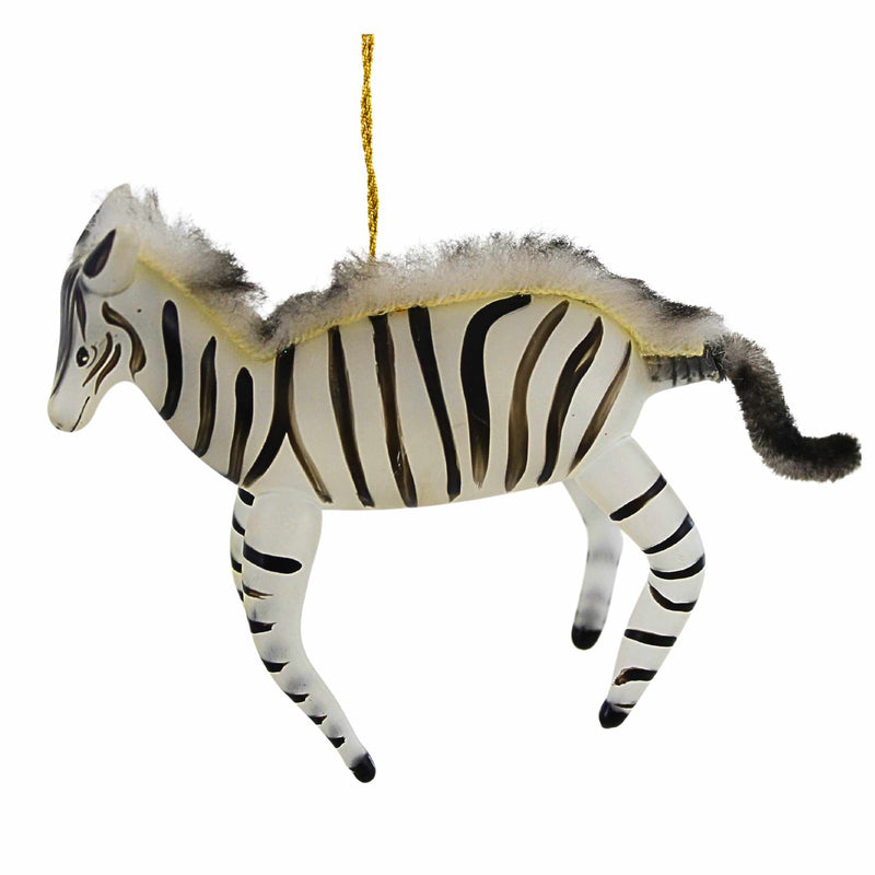 De Carlini Italian Ornaments Miss Zizi Zebra - - SBKGifts.com