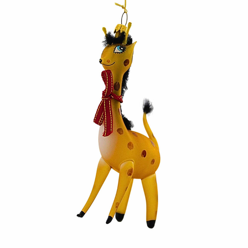 De Carlini Italian Ornaments Gigi The High Society Giraffe - - SBKGifts.com