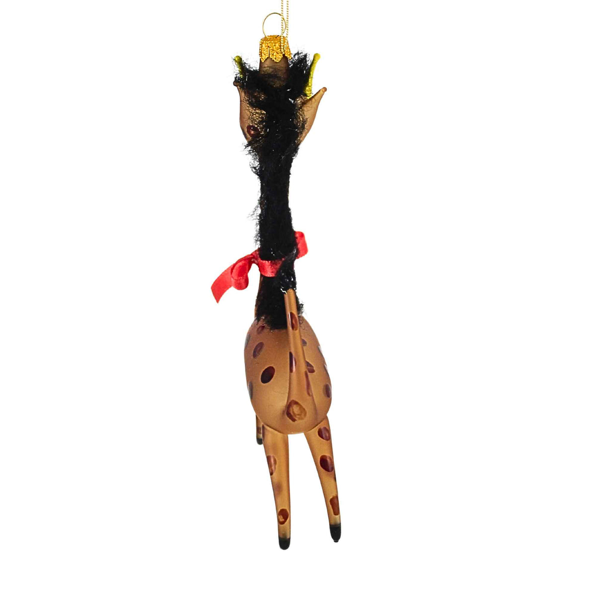 De Carlini Italian Ornaments Gigi The High Society Giraffe - - SBKGifts.com