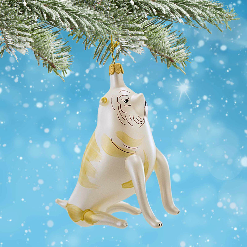 De Carlini Italian Ornaments Sir Barkley Bonesworth - - SBKGifts.com