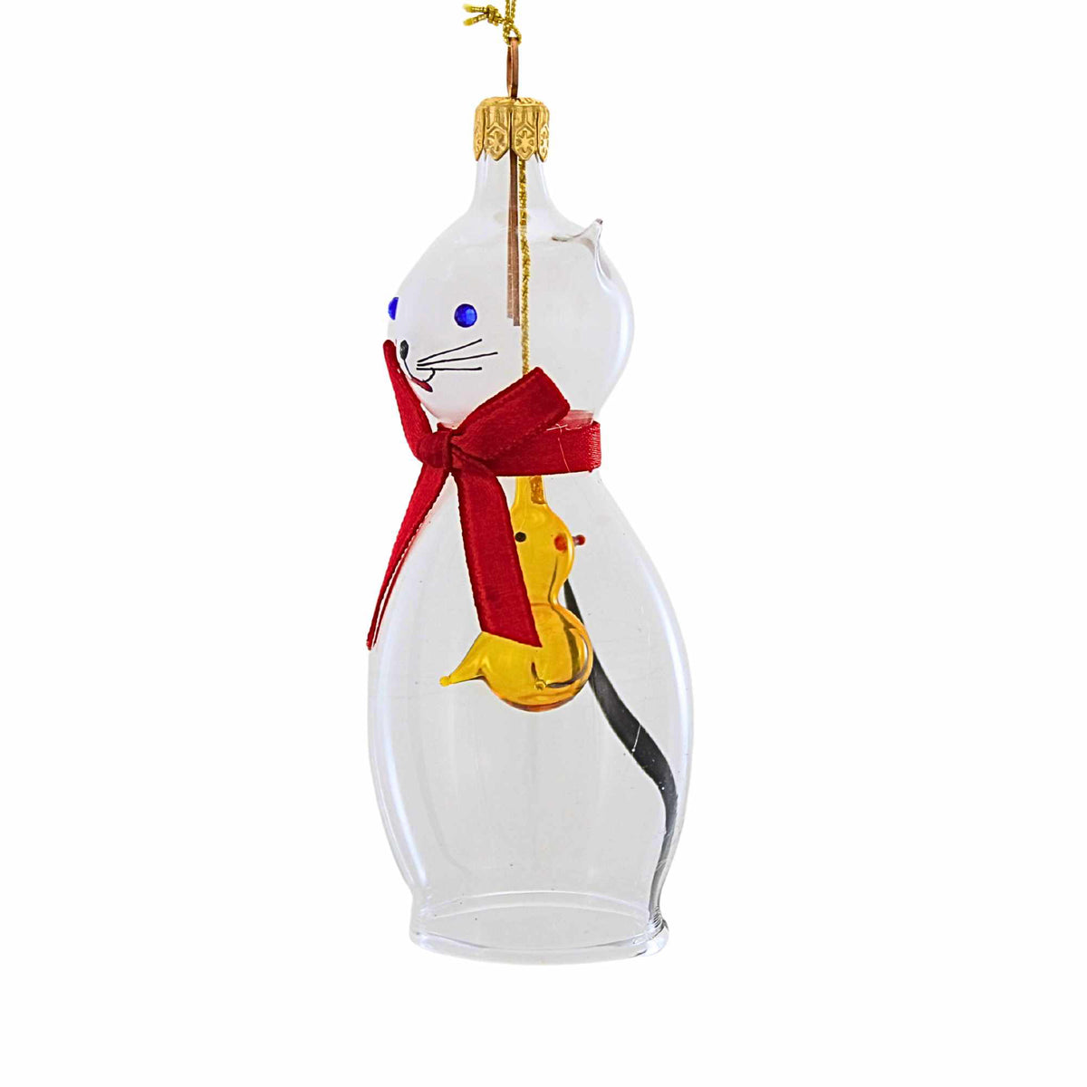De Carlini Italian Ornaments Little Cat Bell - - SBKGifts.com