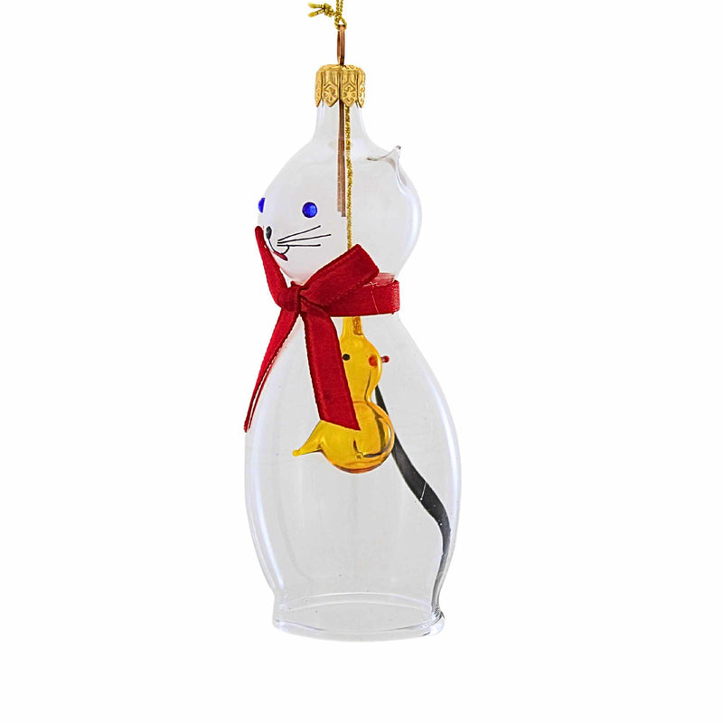 De Carlini Italian Ornaments Little Cat Bell - - SBKGifts.com
