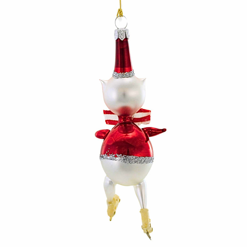 De Carlini Italian Ornaments Skatey Paws - - SBKGifts.com