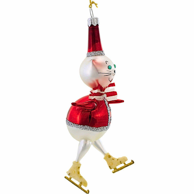 De Carlini Italian Ornaments Skatey Paws - - SBKGifts.com