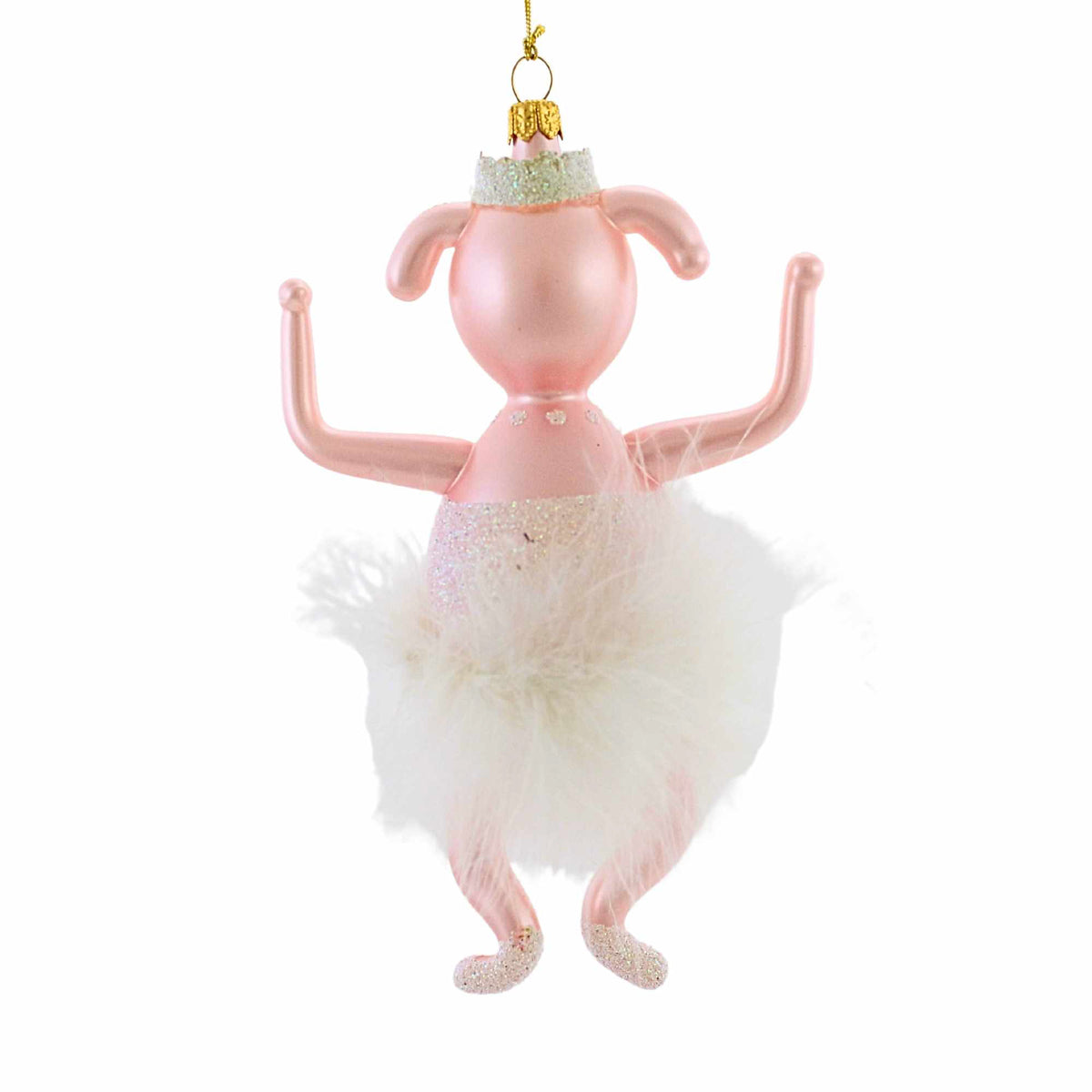 De Carlini Italian Ornaments Ruby Oinkley - - SBKGifts.com